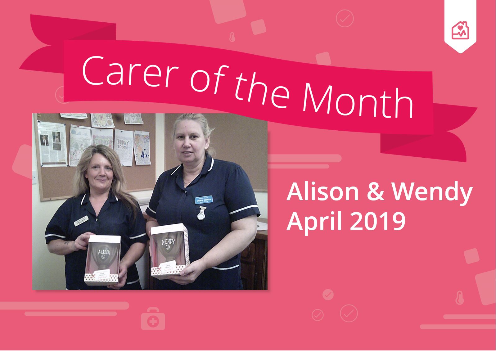 Carer of the month 2018 Debbie Jawo
