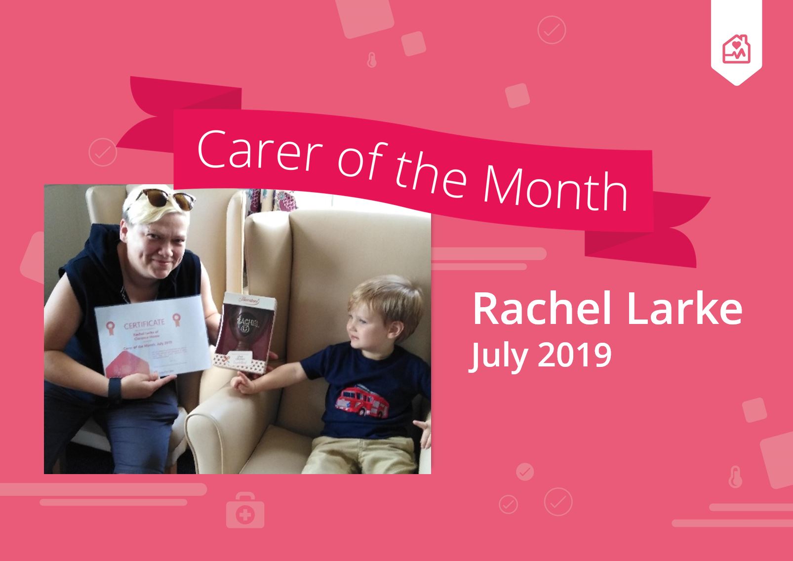 Carer of the month 2018 Debbie Jawo