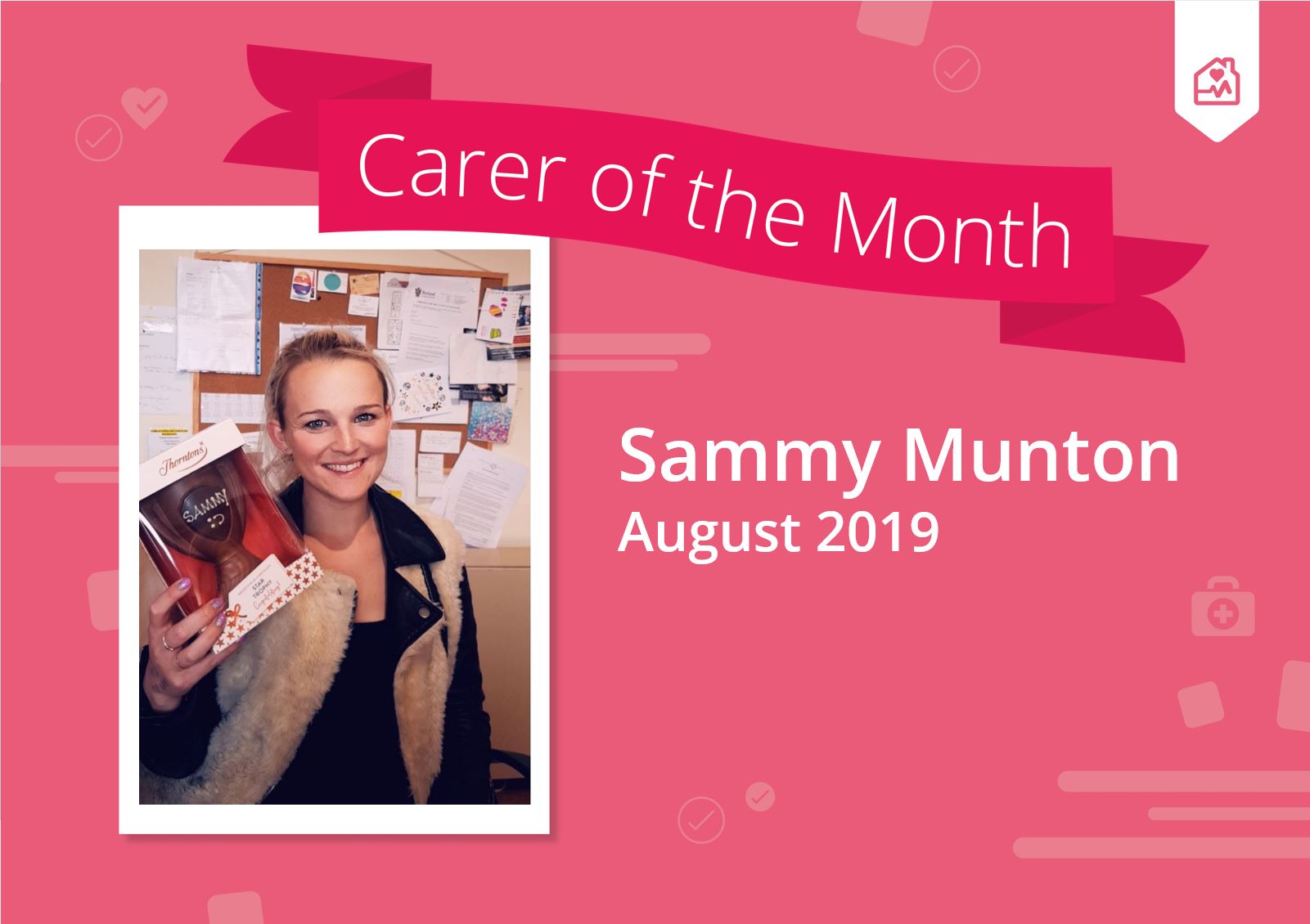Carer of the month 2018 Debbie Jawo