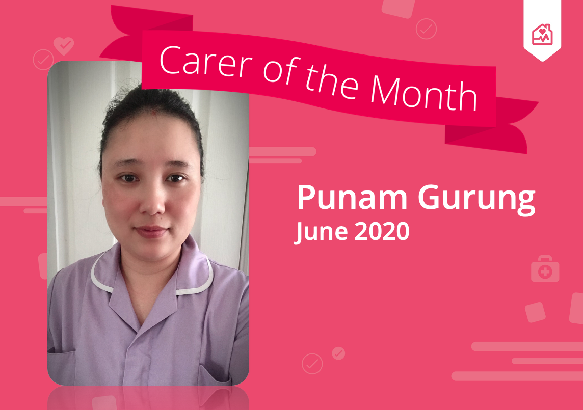 Carer of the month 2018 Debbie Jawo
