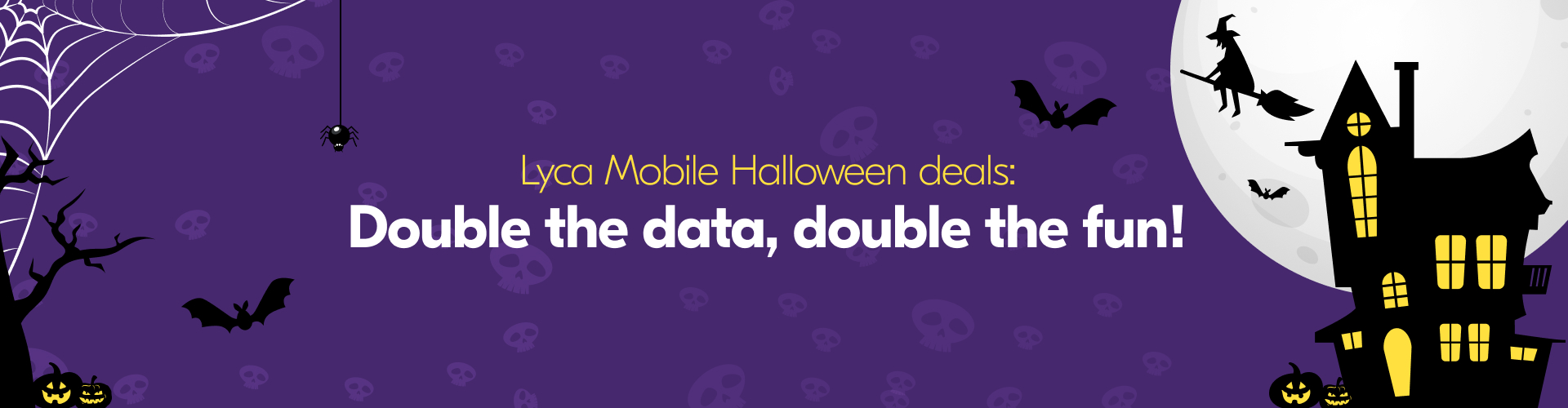 Lyca Mobile is offering double data on all SIM only deals this Halloween!