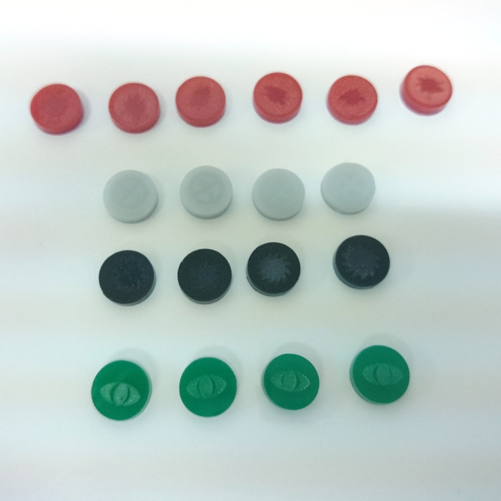 From the top: Injury counters, Suppressed counters, Enraged counters and Overwatch counters.