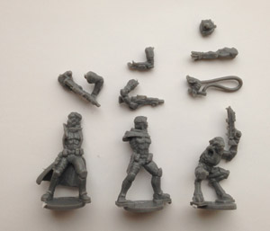 This bag contains two human Rebs plus the crouching Yndij trooper.
