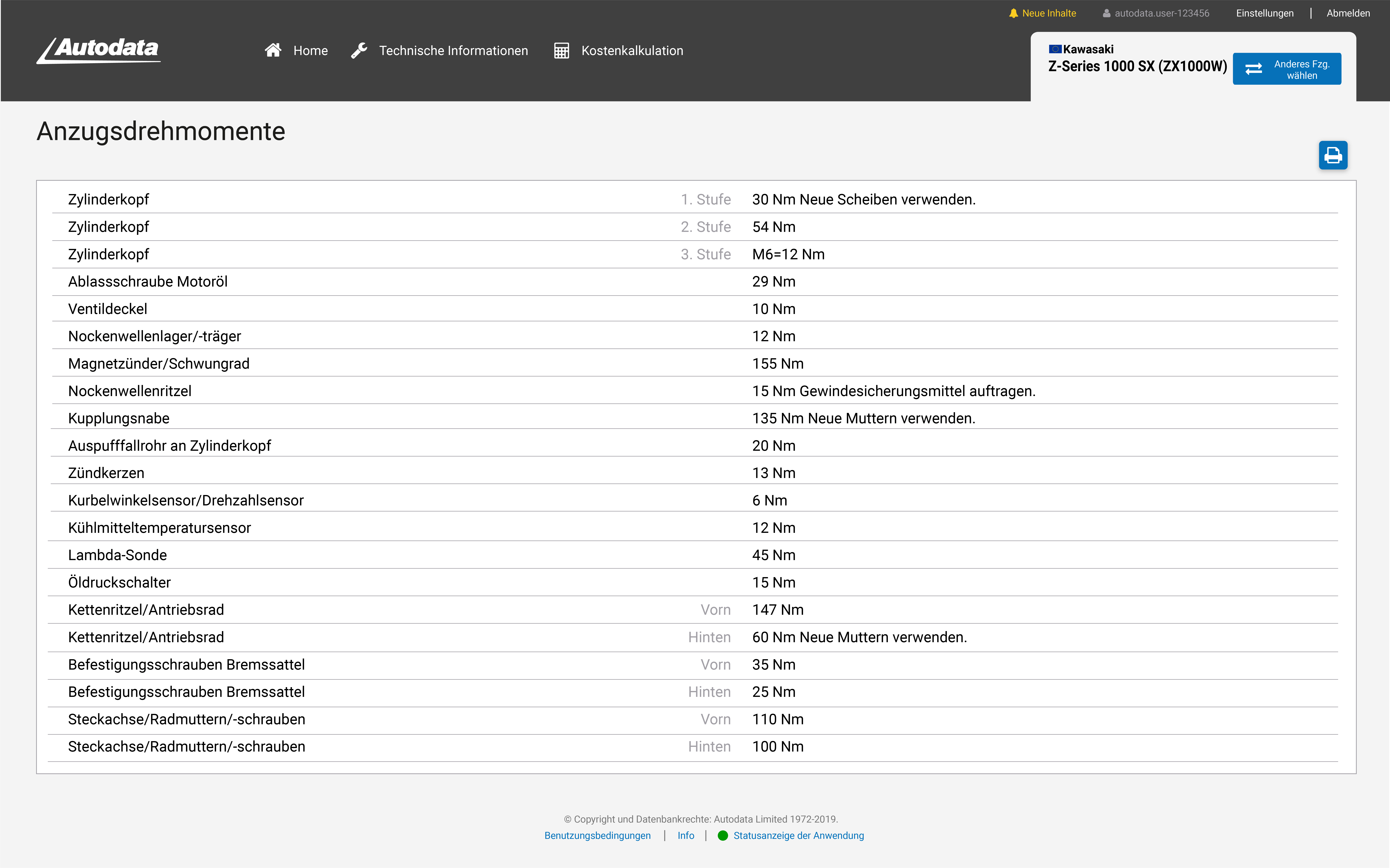 autodata motorcycle parts lookup