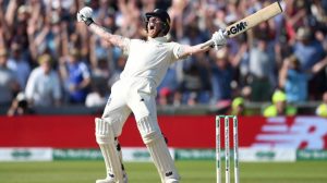 Picture of Ben Stokes celebrating - sourced from original article by Wisden.com