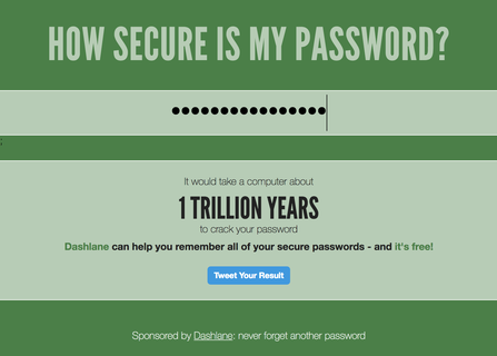 How secure password