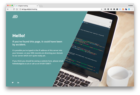Digital ocean default page
