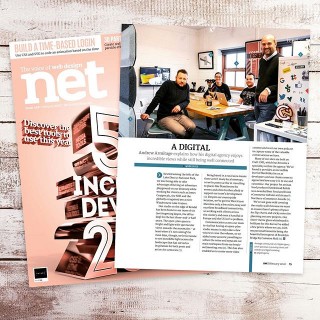 Exciting to see us feature in the Workspaces piece published in the February issue of .Net Magazine. One of our team was away on the day of the photo but it captures part of our studio and what we love about working on the edge of the Lake District.Projects this year have seen us work in Canada, Florida, Mallorca and Germany, and October saw a win at the Northern eCommerce Awards in Manchester. Bring on the 2020’s - I cant wait to see what the New Year has in store - and thanks to everyone who has placed their trust in us to make an impact on their businesses.