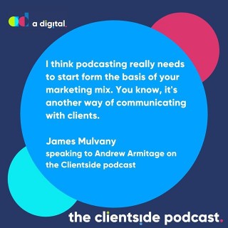 Have you listened to the latest episode of the Clientside podcast yet?🎤Andrew Armitage and podcasting expert James Mulvany discuss the motives behind starting a podcast, the rise of video in the podcasting world and things that you should consider before starting a podcast yourself. Link in bio or search Spotify for 'The Clientside Podcast'.