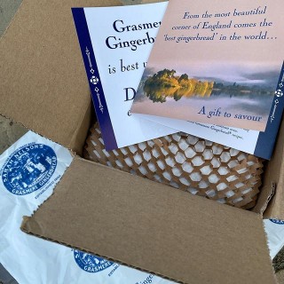 Well this is an exciting looking delivery! Mmm yummy @grasmeregingerbread 😋