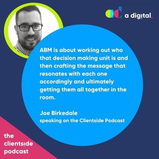 NEW PODCAST ALERT 🎤
Have a listen to our latest episode. Andrew chats with Joe Birkedale about ABM.Link in bio or search The Clientside Podcast on your favourite podcast outlet.