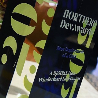 Proud winners tonight at the #northerndevawards for the best deployment of a content management system website. Thank you Windermere Lake Cruises 🏆 #awardwinners #awards #winning #agency #digitalagency #craftcms #cms #website #webdesign #digitalagency #digitalagencylife