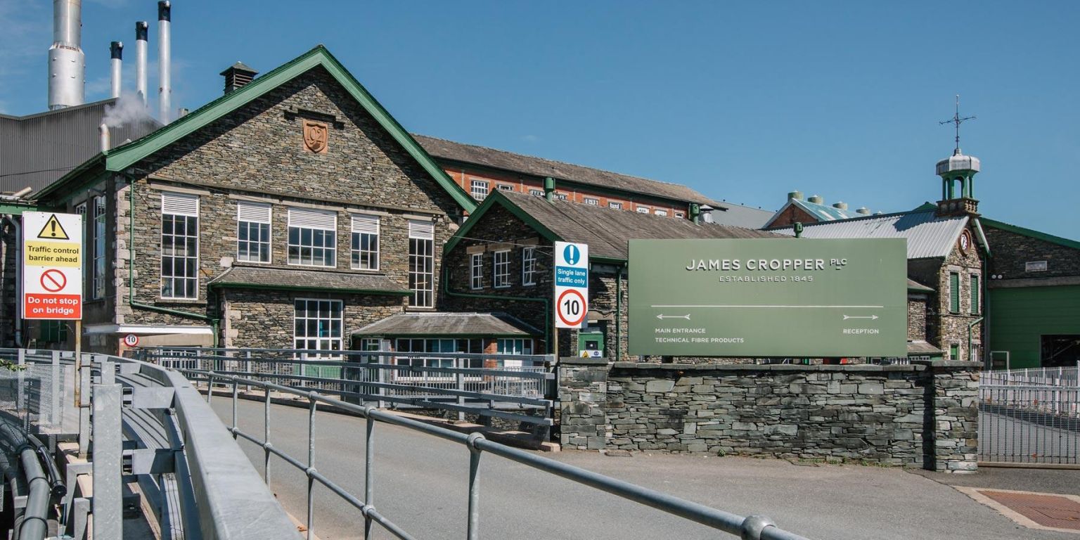 James Cropper paper mill menu
