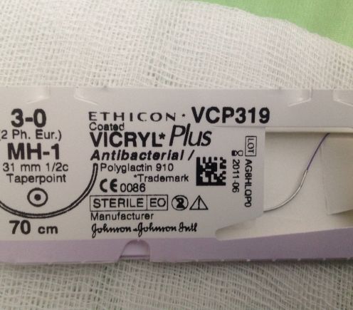 Suture paper packaging