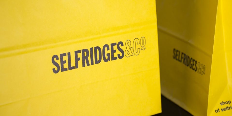 Selfridges Tailor Made paper bag