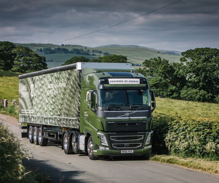 James Cropper Lorry on the fells