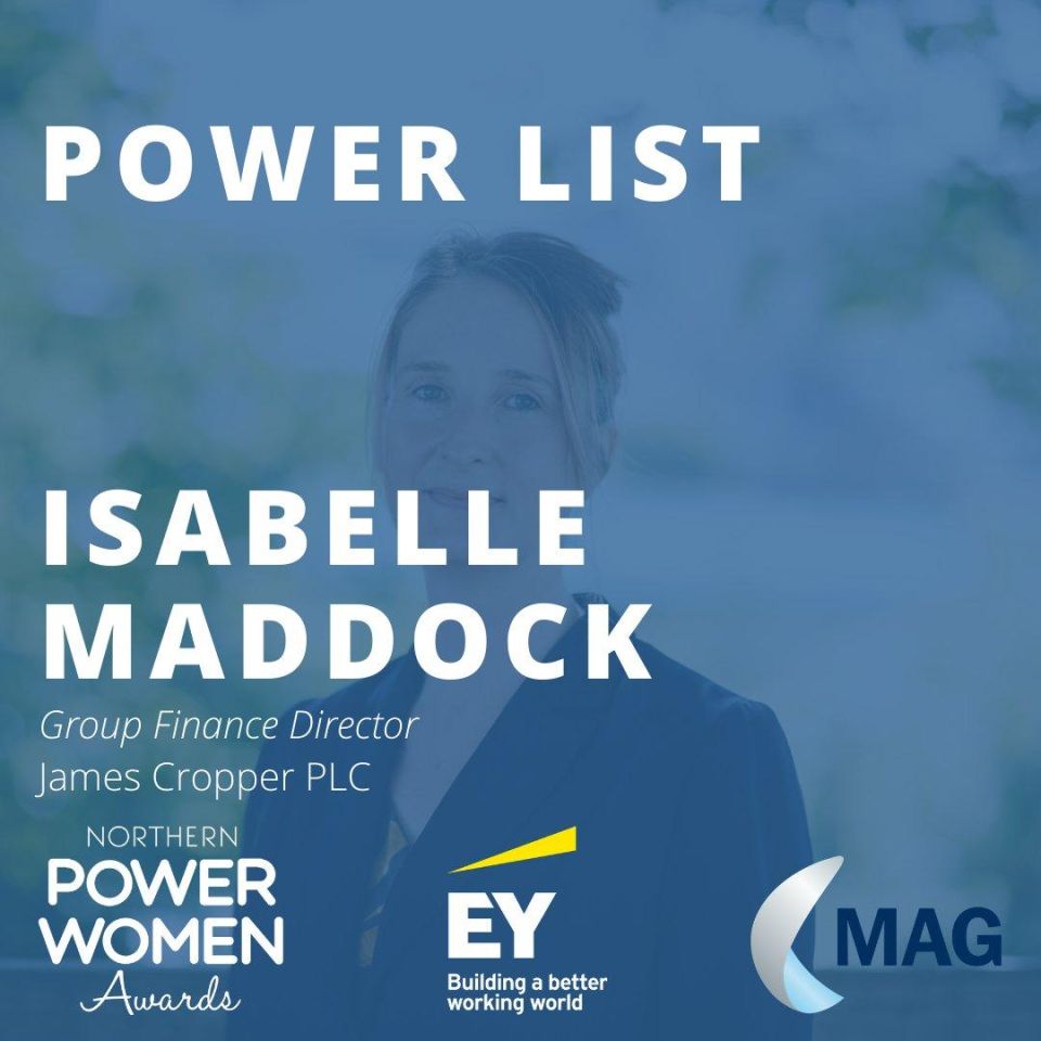 Isabelle Maddock Power List Women 2020 James Cropper