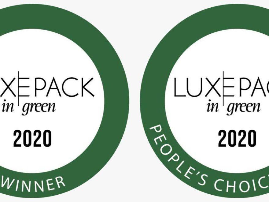 Luxe Pack Green Award WINNER with peoples choice 2020
