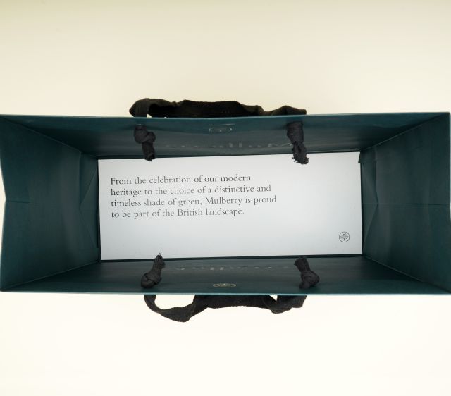 Mulberry bag inside