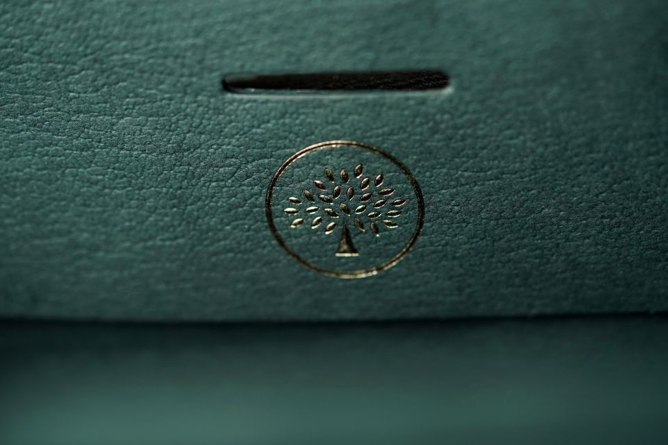 Mulberry bag logo James Cropper