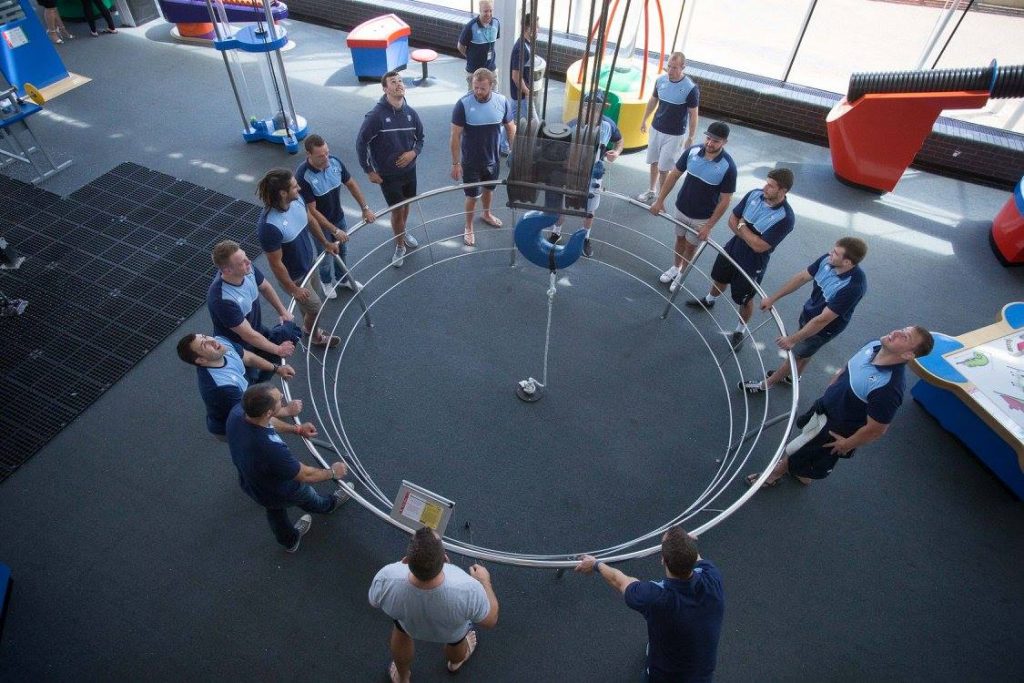Team building at a unique venue in Cardiff Bay