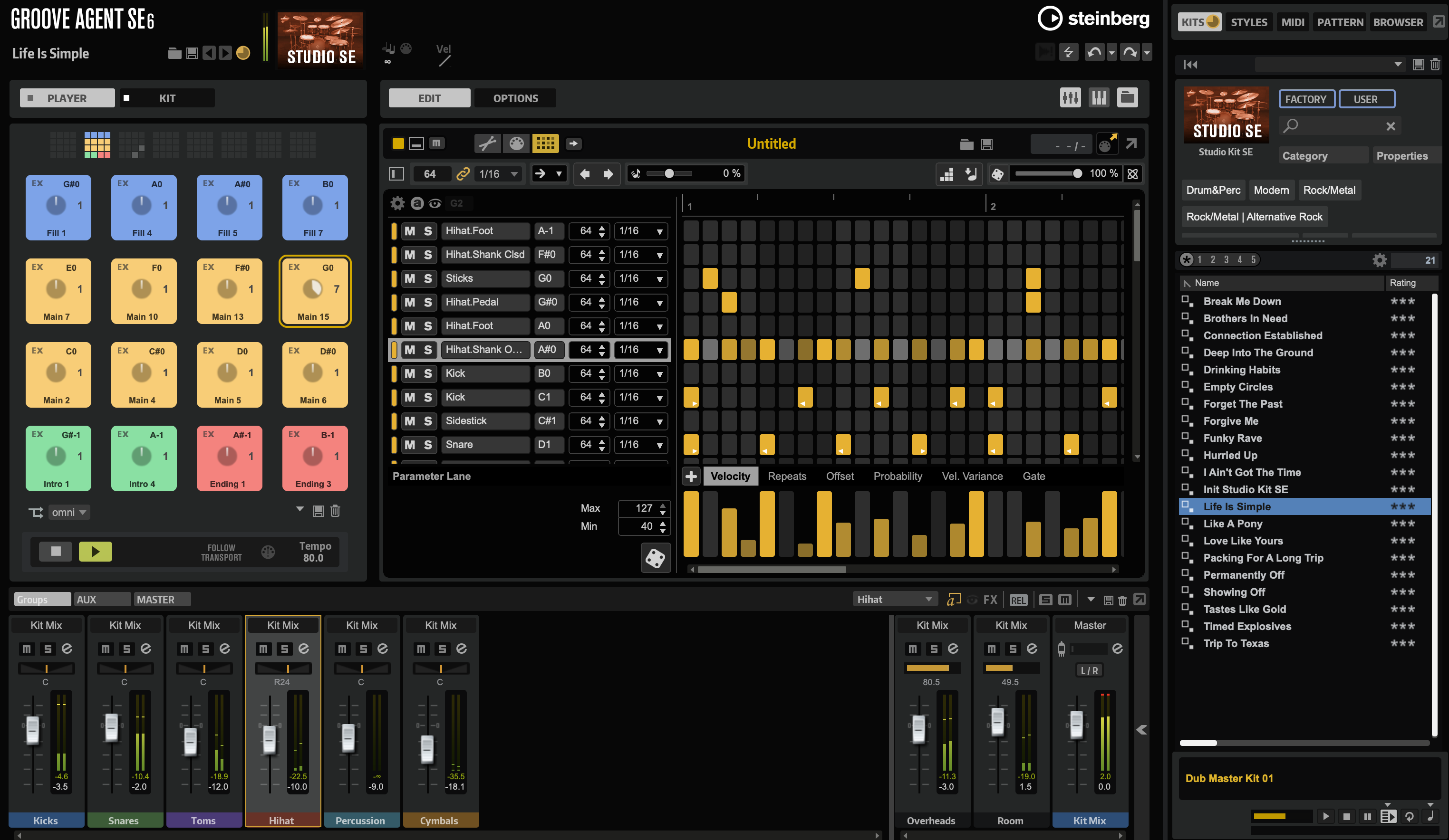 Cubase 15 Groove Agent SE 6