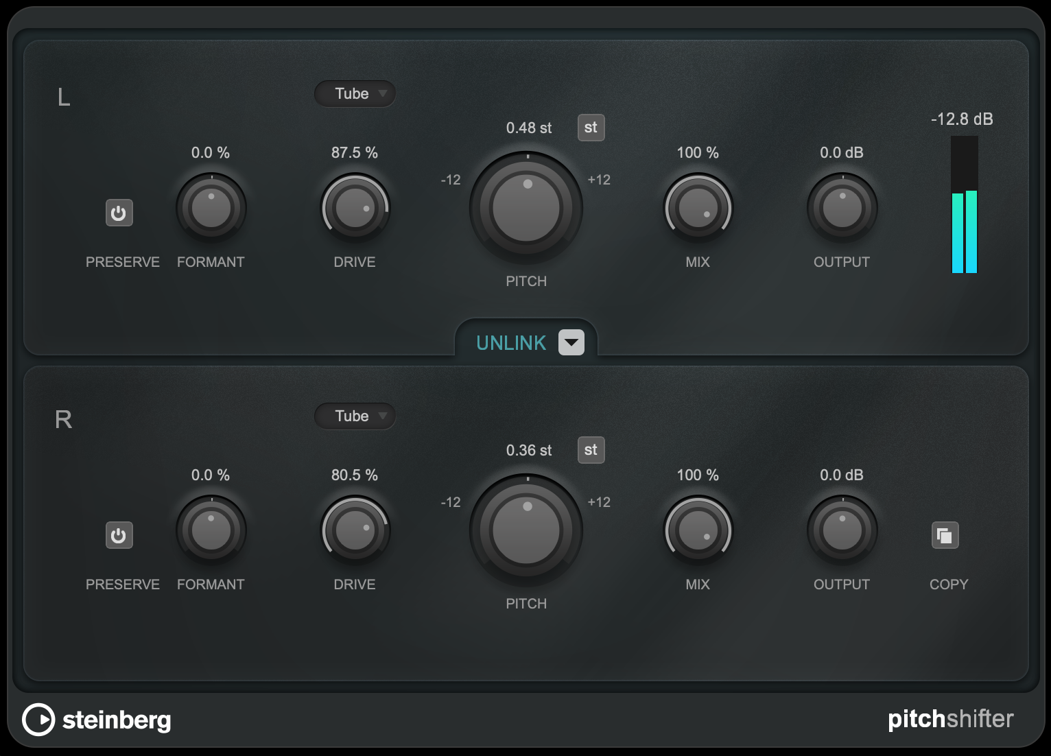 Cubase 15 Pitchshifter