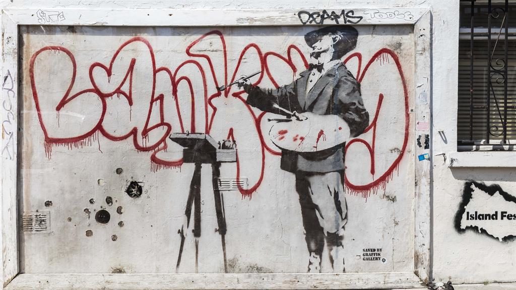 A piece of Banksy street art will take centre stage at a ...