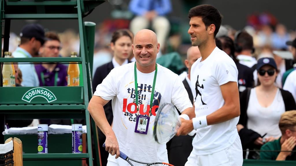 Dream team Agassi and Djokovic