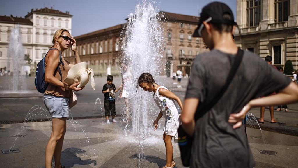 Heat wave gripping parts of Europe named Heat wave gripping parts of Europe named