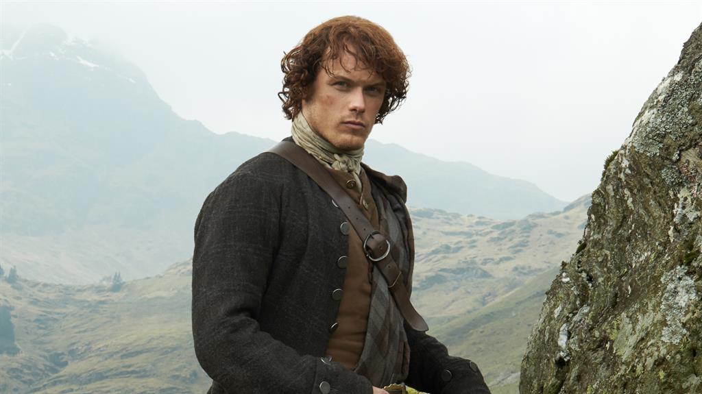 Great pals: Sam Heughan in Outlander