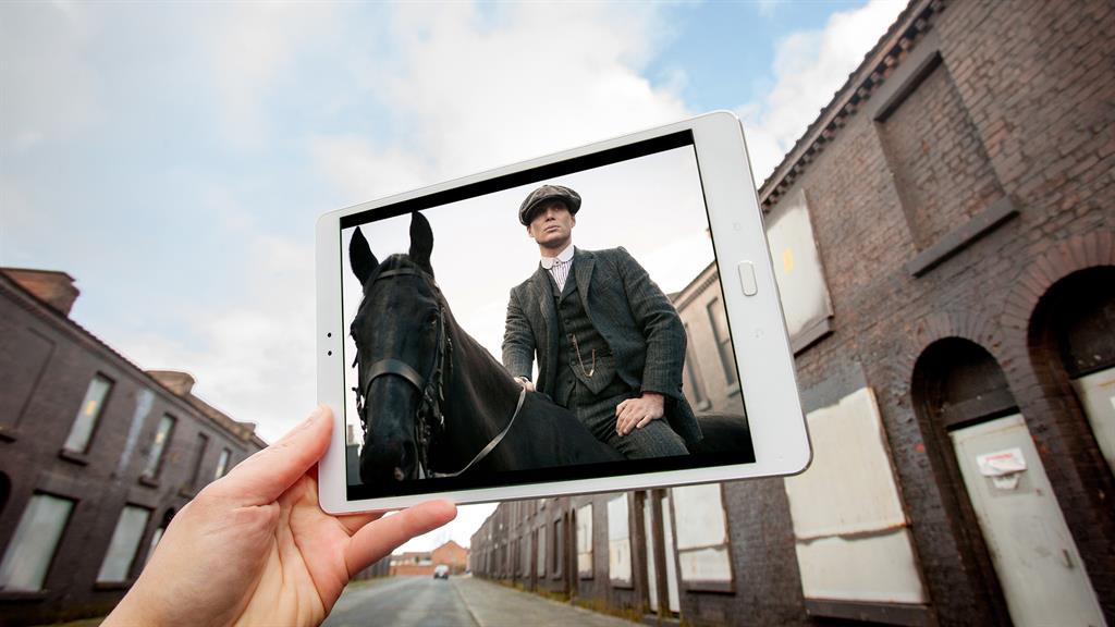 Razor sharp image: Peaky Blinders is recreated in Liverpool