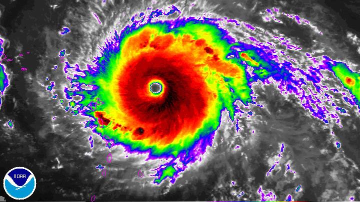 Record-breaking Hurricane Irma bears down on Caribbean Record-breaking Hurricane Irma bears down on Caribbean
