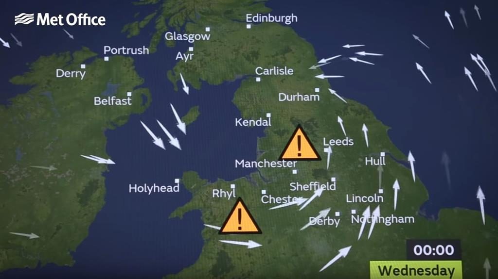Met Eireann issue weather warning for eight counties Met Eireann issue weather warning for eight counties
