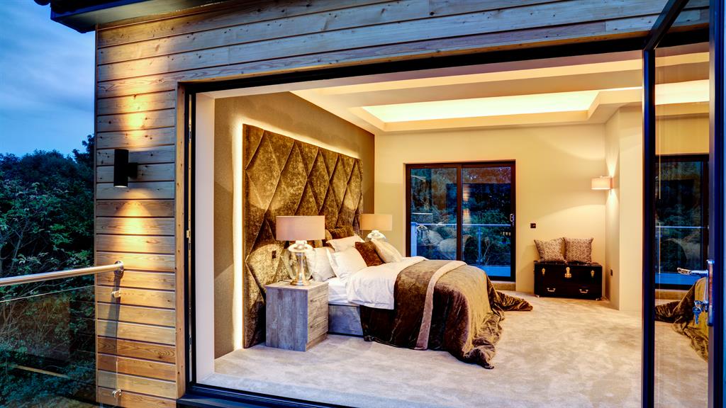 Room with a view: All the bedrooms have a balcony