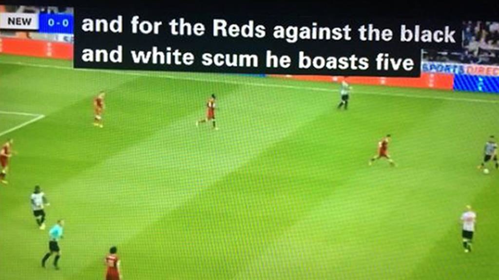 Scum again? BBC left red-faced after Toon taunt
by Matthew Nash
Published