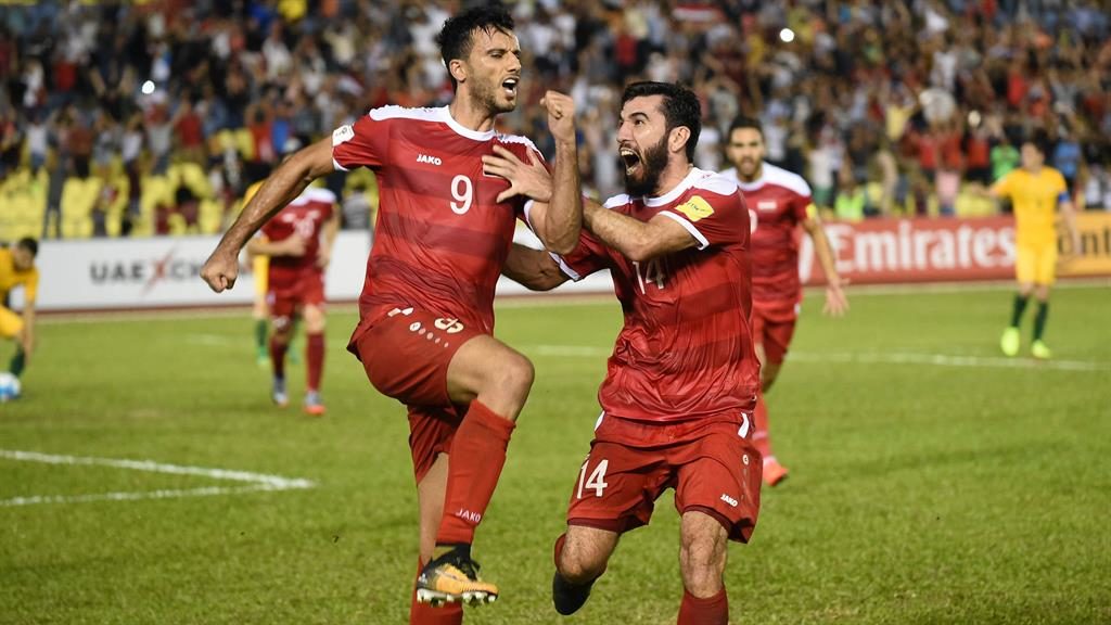 Late Penalty Against Australia Keeps Syria's 2018 World Cup Dream Alive Late Penalty Against Australia Keeps Syria's 2018 World Cup Dream Alive