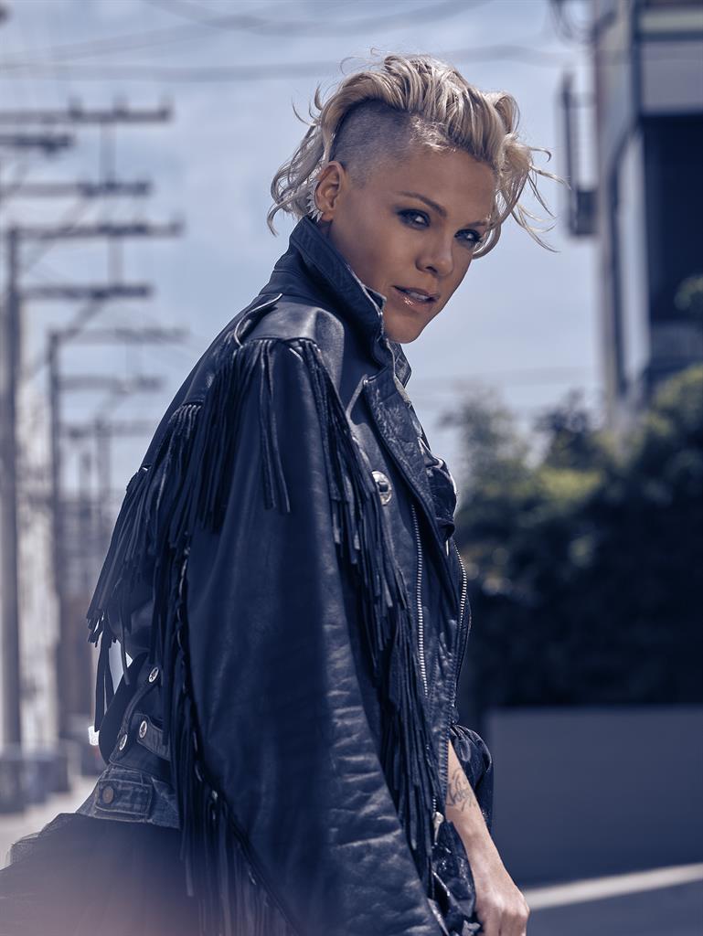 Emotion: Pink produced a hit record of passionate intensity while she was pregnant PICTURE: KURT ISWARIENKO