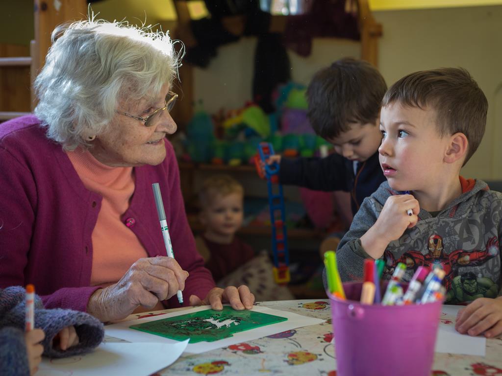 ‘Nanny Joyce’ gets down with the kids — and nursery urges others to
