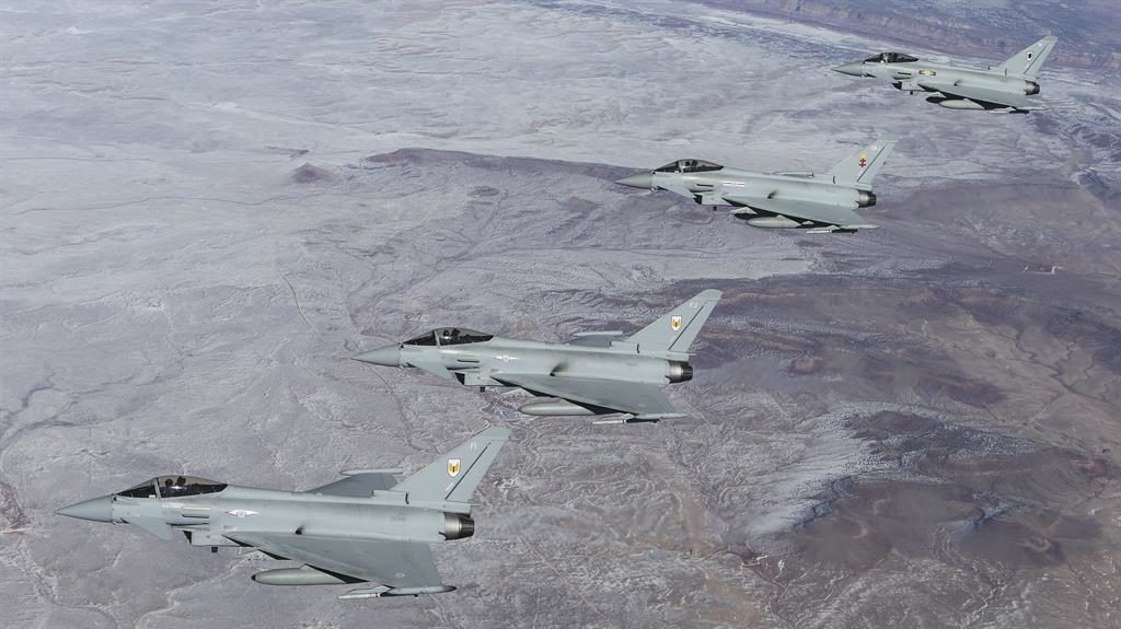 RAF fighter jets INTERCEPT Russian planes flying towards UK RAF fighter jets INTERCEPT Russian planes flying towards UK