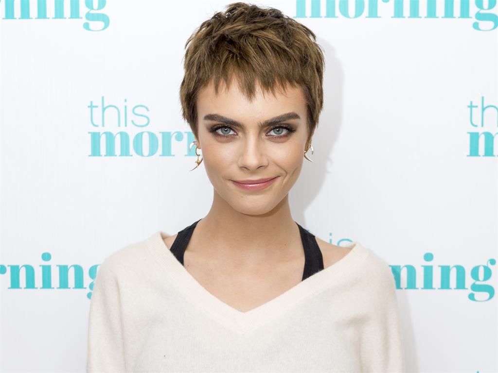 Bushy: Cara Delevingne was bad news for the tweezer