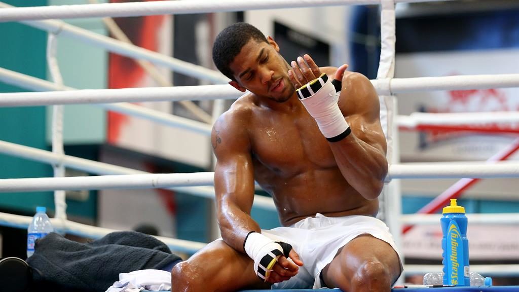 Anthony Joshua talks UFC, Parker and Wilder on media conference call