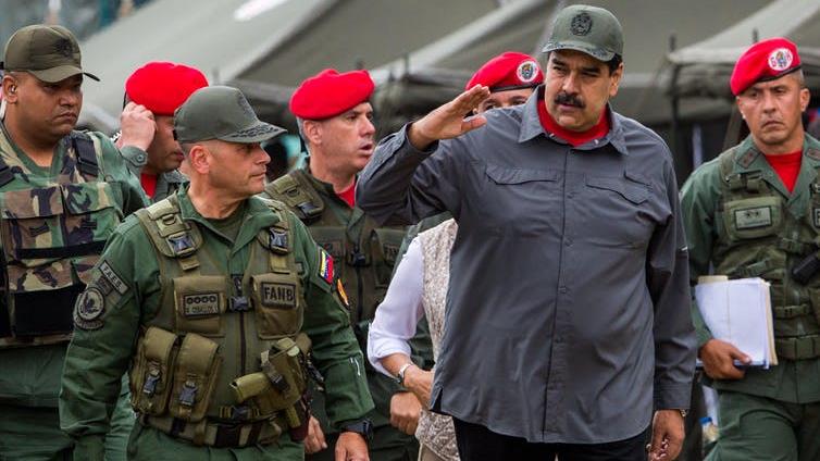 Hand-picked: Venezuela’s Nicolás Maduro rallies the troops