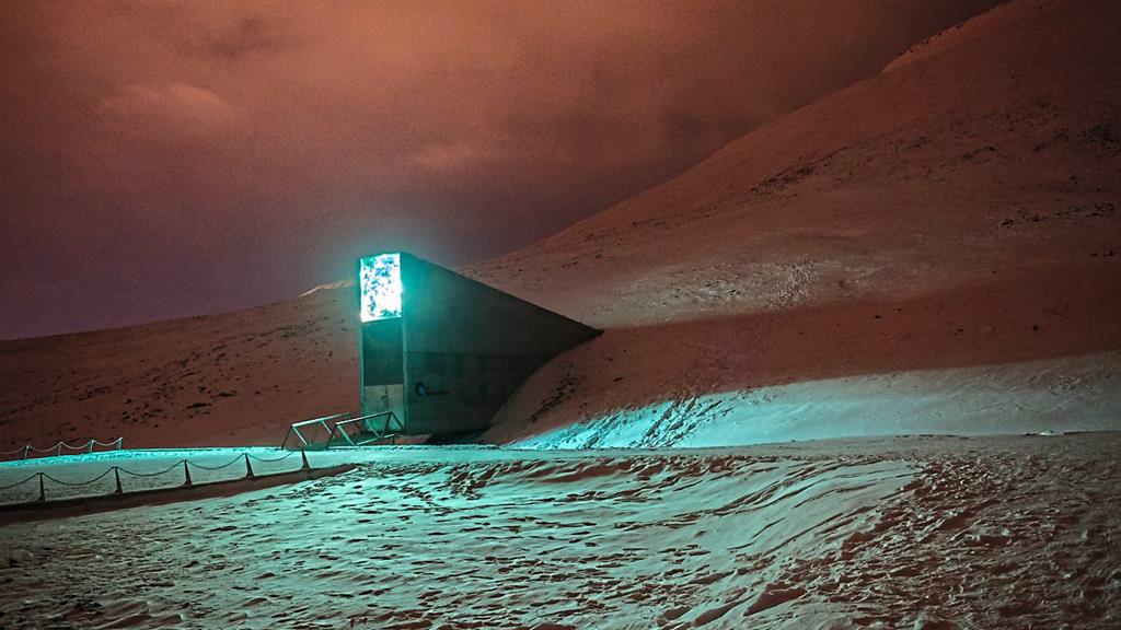 Growth industry: The Svalbard Global Seed Vault, which is known as ‘the doomsday vault’ PIC: BRG
