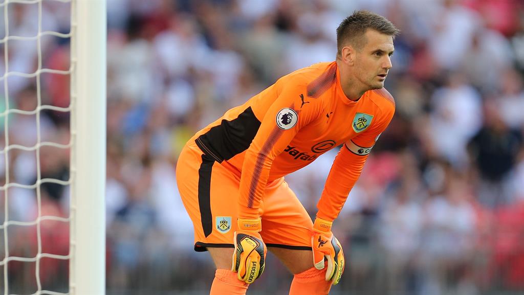 On standby: Tom Heaton was selected by Southgate, he says, out of respect for Joe Hart PICTURES: REX