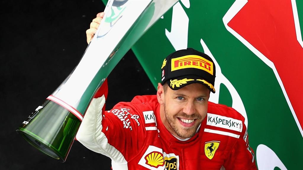 Winning weekend But Vettel’s mood was dampened by critics
