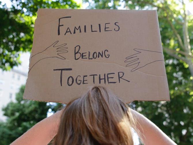 Outcry: A protest against the Trump administration’s family separation policy in the US PICTURE: SHUTTERSTOCK