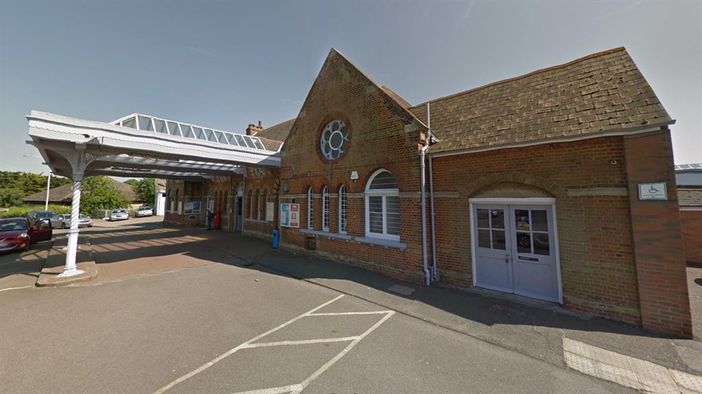 Scene: Taiyah was killed after getting off a train at Herne Bay railway station in Kent PICTURE: GOOGLE