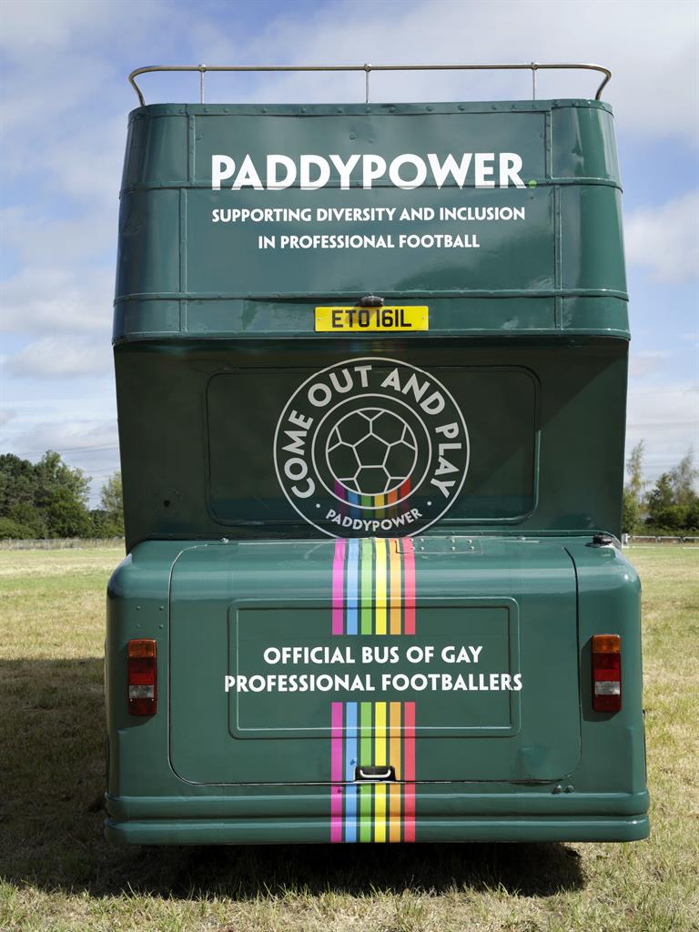 Room on top: Paddy Power’s bus