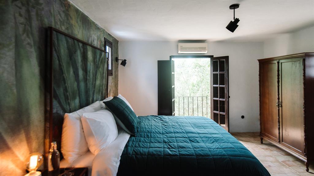 Locally sourced: One of the bedrooms